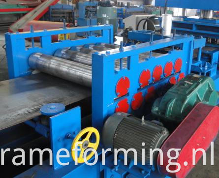 feeding--Freeway Steel Guardrail Forming Machine